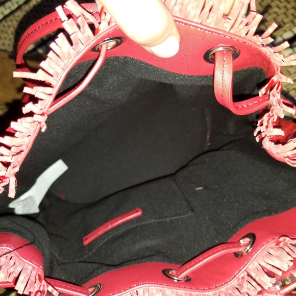 [LAST] NWT Zara Red Braided Bucket Bag - Picture 8 of 8